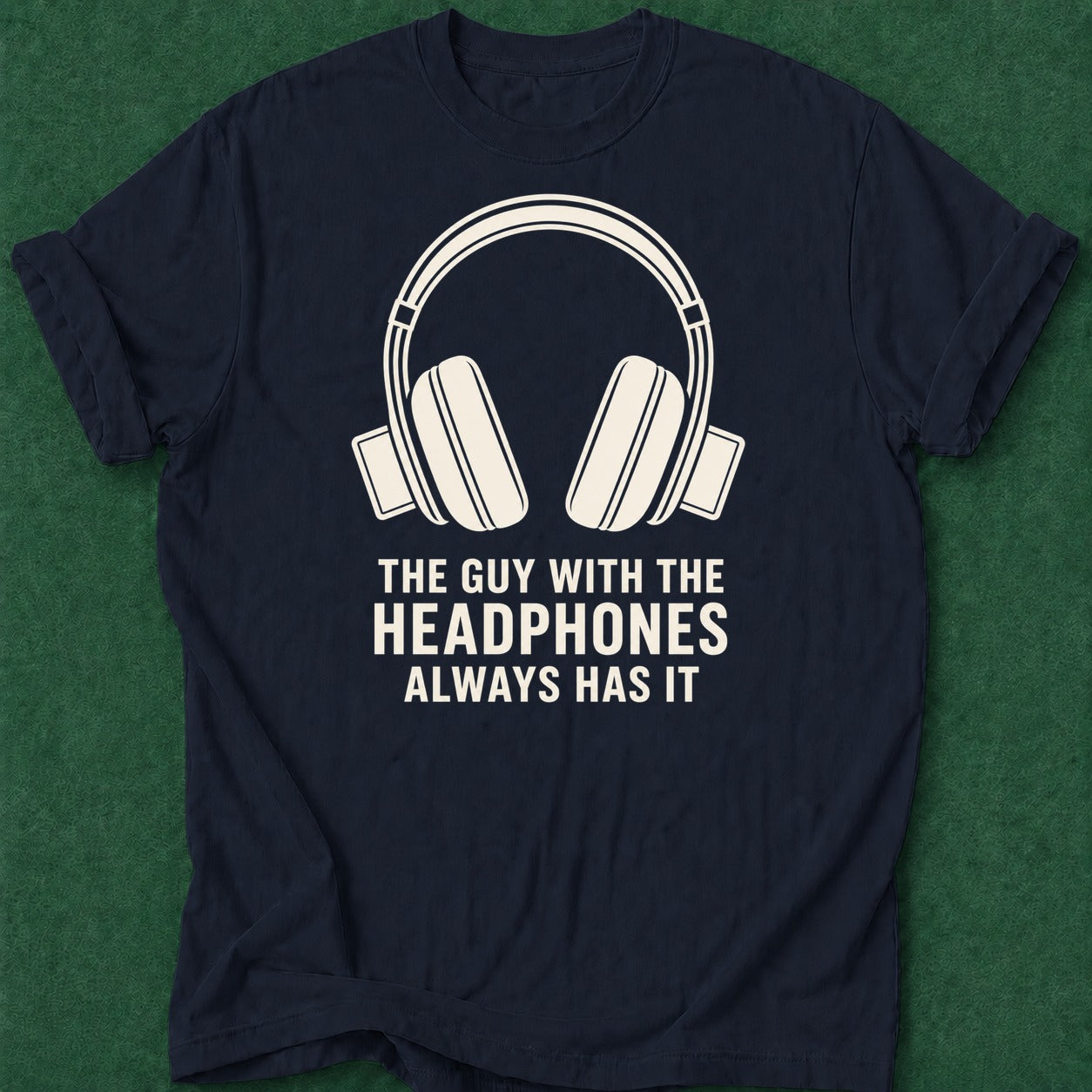 Dead Read Guy with Headphones T-Shirt poker t-shirt design, poker humor, home game, cash game, poker gift apparel