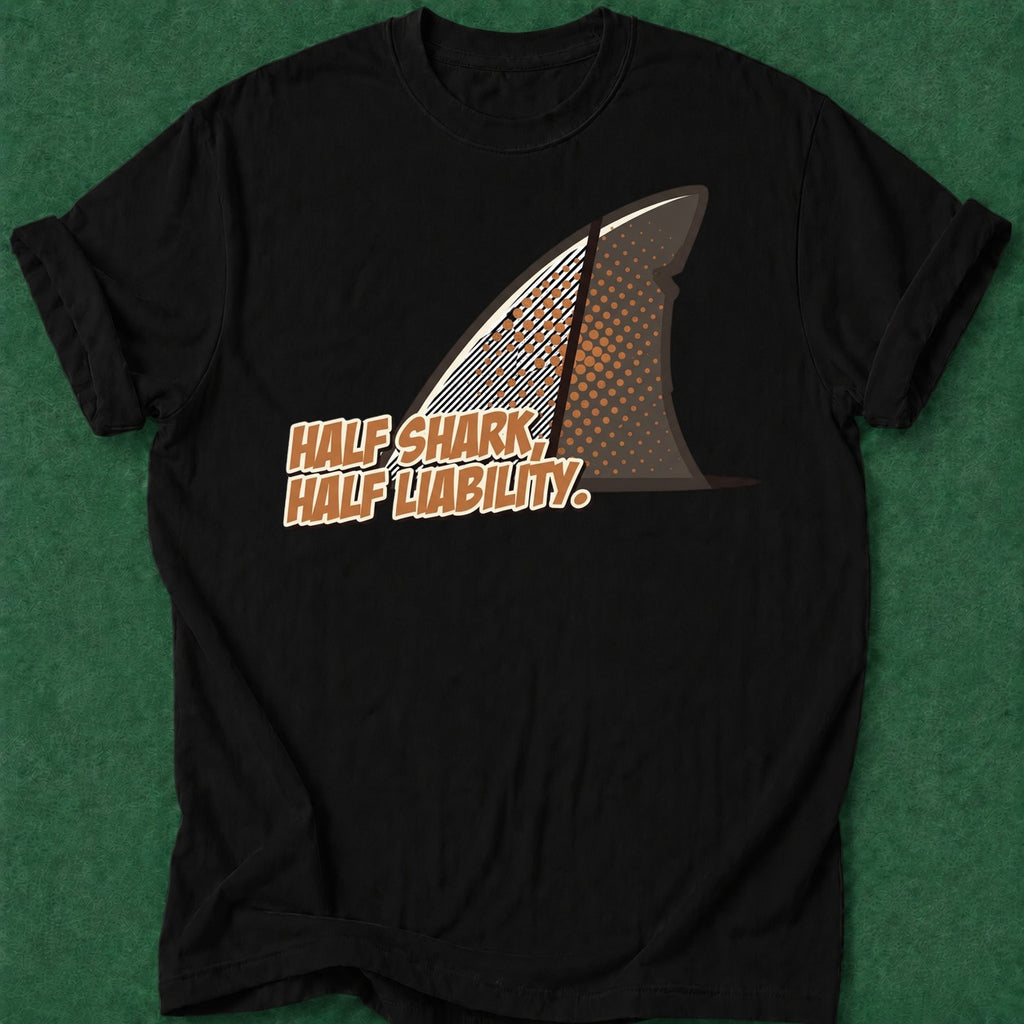 Dead Read Half Shark T-Shirt poker t-shirt design, poker apparel, poker humor, home game, high stakes apparel