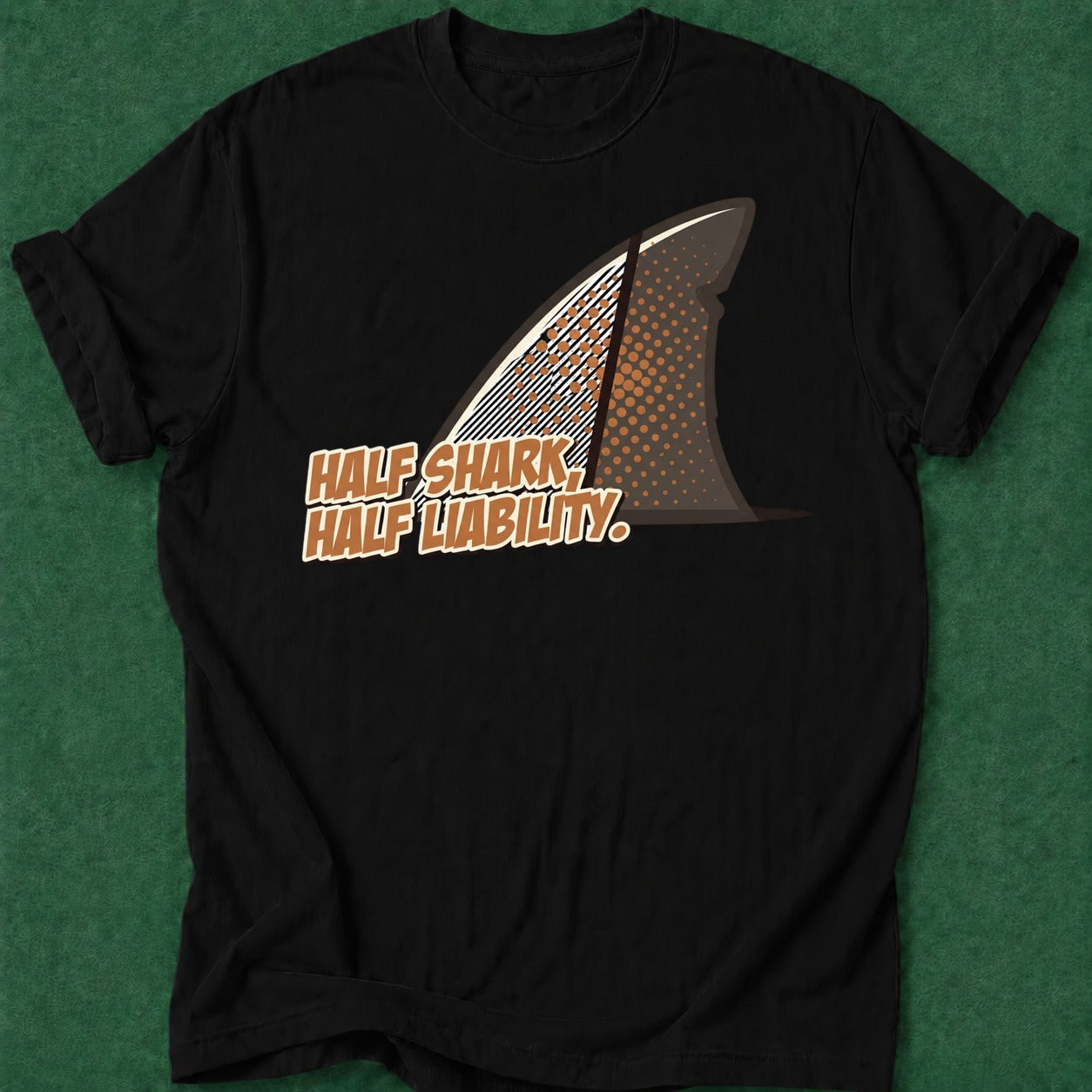 Dead Read Half Shark T-Shirt poker t-shirt design, poker apparel, poker humor, home game, high stakes apparel