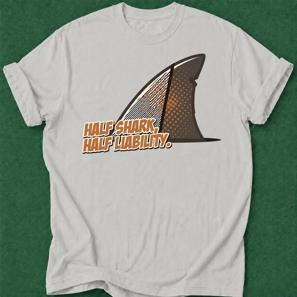 Dead Read Half Shark T-Shirt poker t-shirt design, poker apparel, poker humor, home game, high stakes apparel