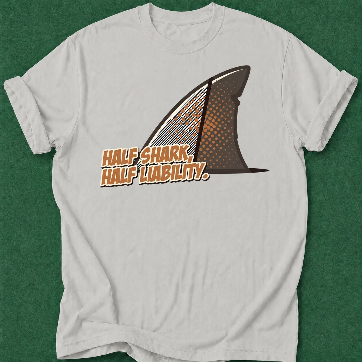 Dead Read Half Shark T-Shirt poker t-shirt design, poker apparel, poker humor, home game, high stakes apparel
