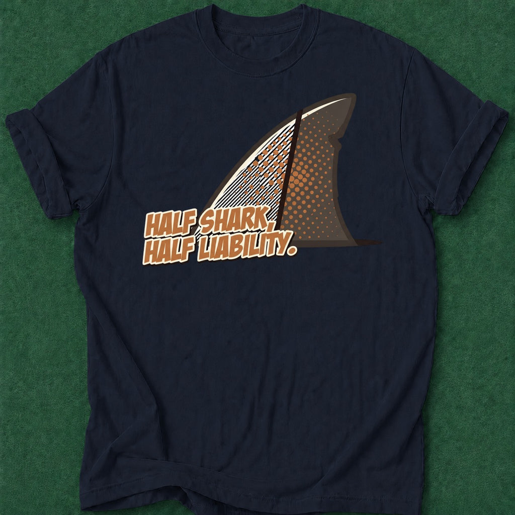 Dead Read Half Shark T-Shirt poker t-shirt design, poker apparel, poker humor, home game, high stakes apparel