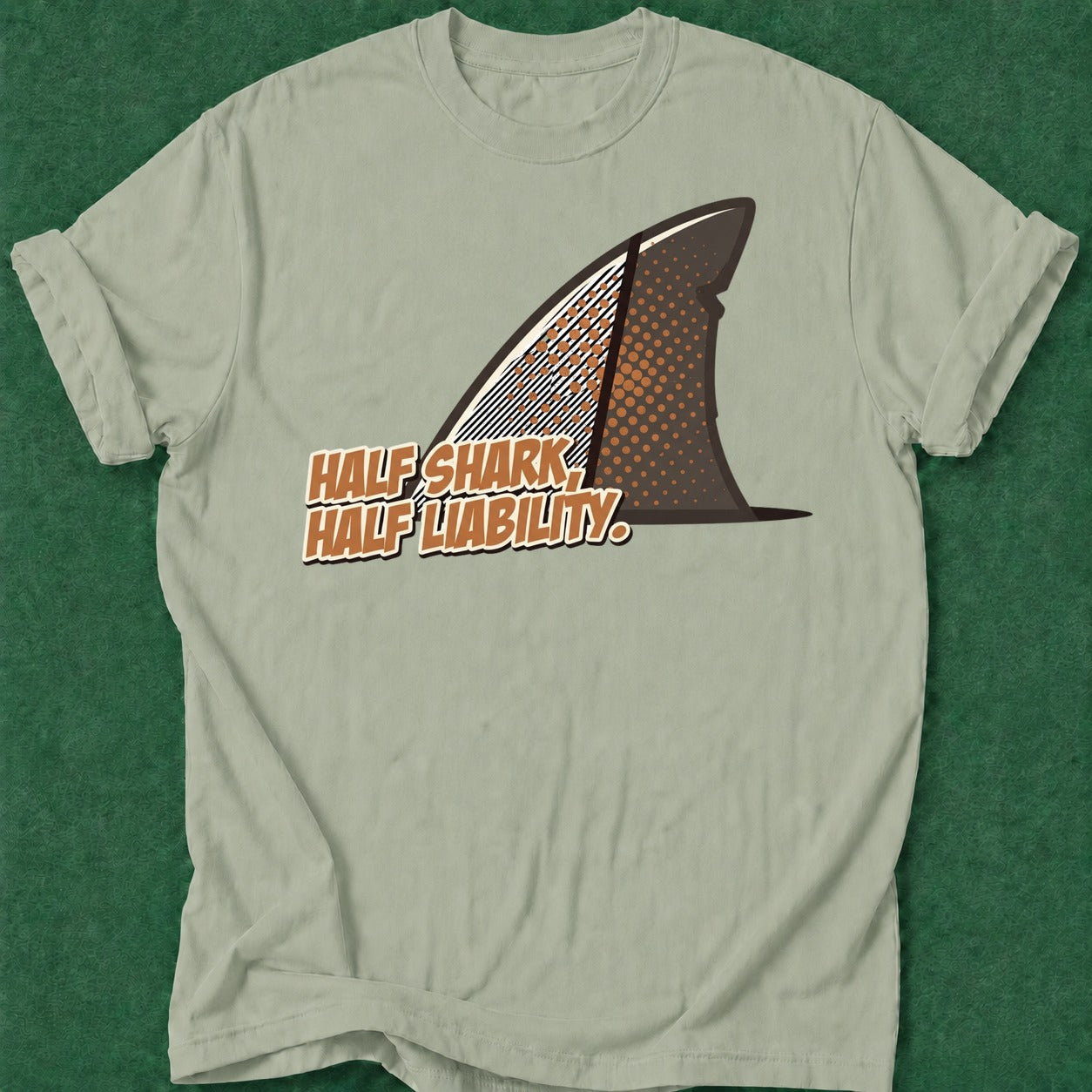 Dead Read Half Shark T-Shirt poker t-shirt design, poker apparel, poker humor, home game, high stakes apparel