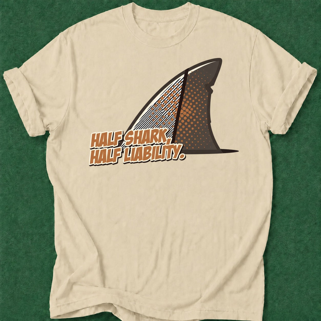 Dead Read Half Shark T-Shirt poker t-shirt design, poker apparel, poker humor, home game, high stakes apparel
