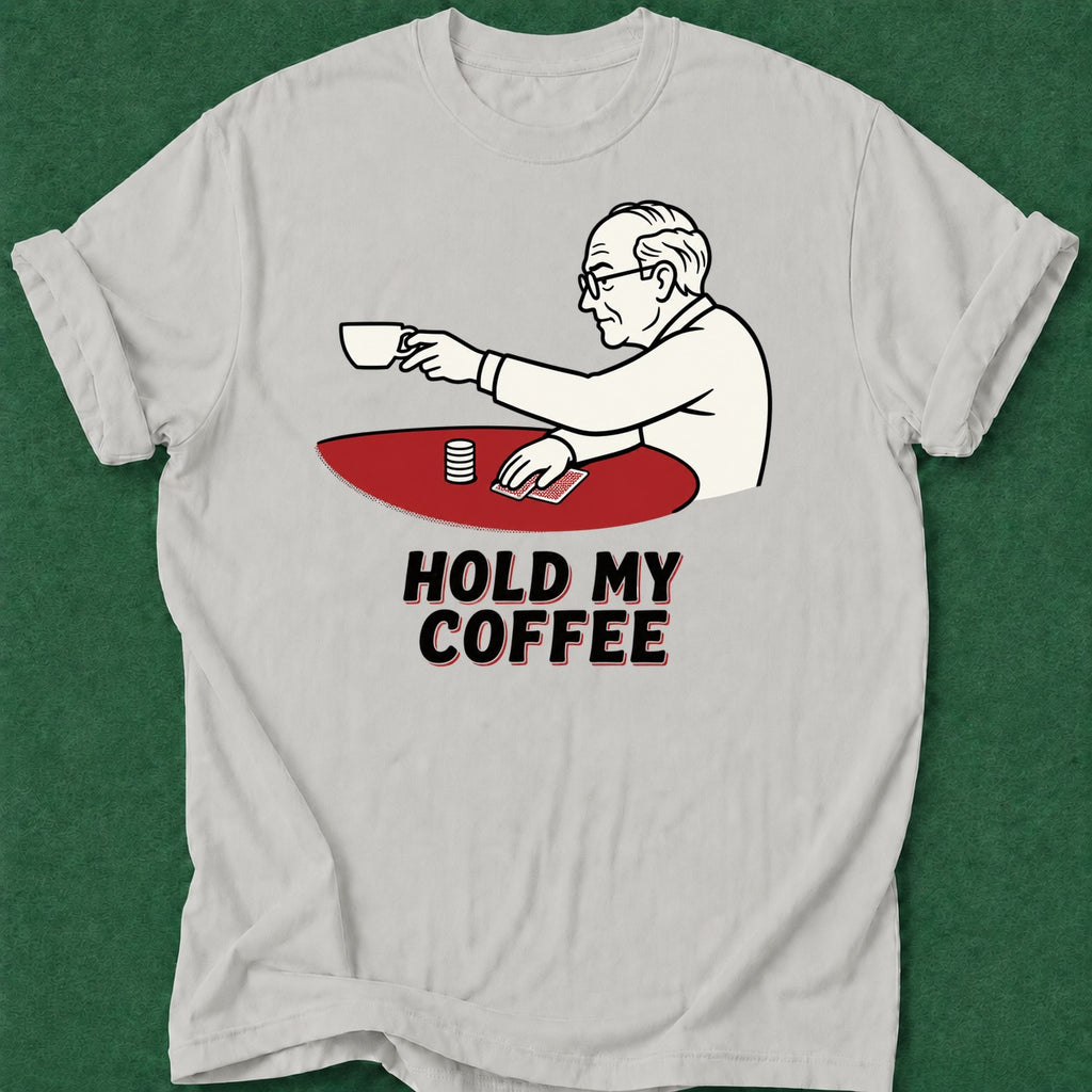 Dead Read Hold My Coffee T-Shirt poker t-shirt design, cash game, card shark, poker gift, chip stack apparel