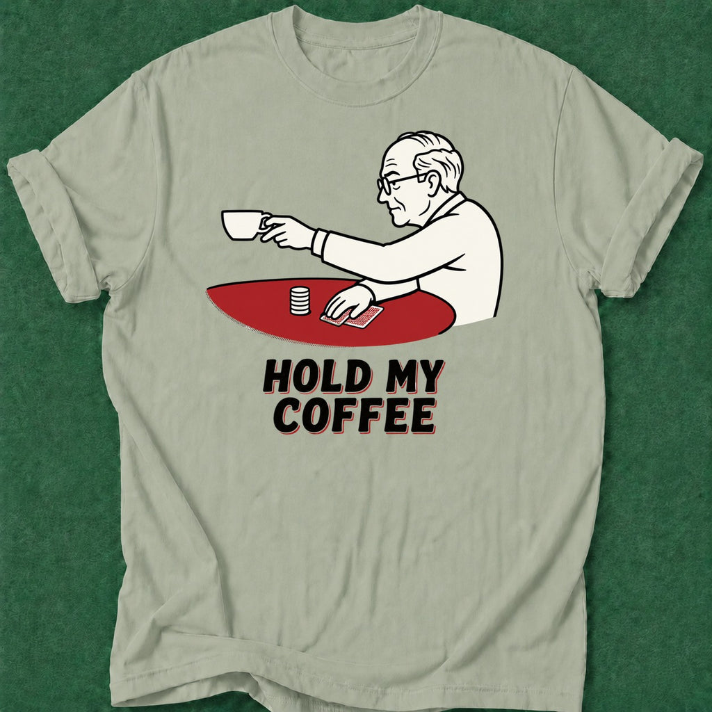 Dead Read Hold My Coffee T-Shirt poker t-shirt design, cash game, card shark, poker gift, chip stack apparel