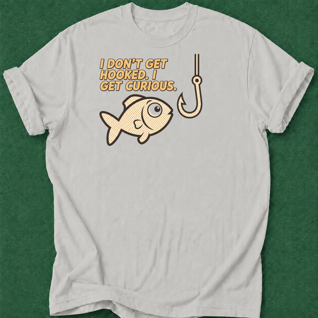 Dead Read Hooked and Curious T-Shirt poker t-shirt design, GTO, home game, card shark, hold em apparel