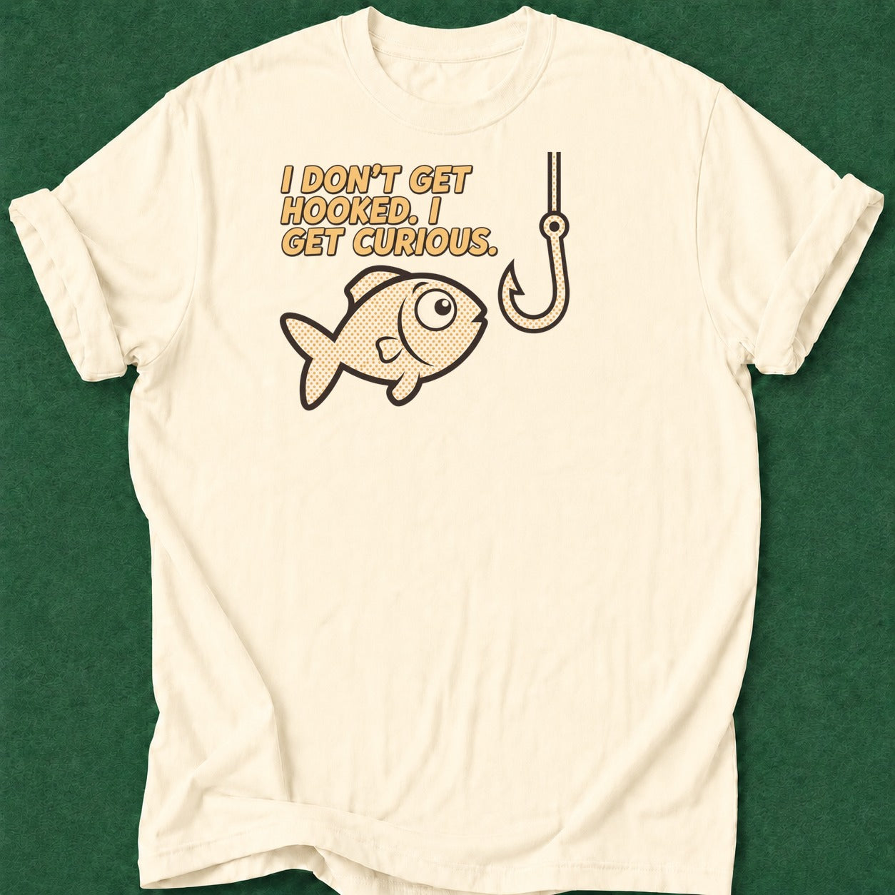 Dead Read Hooked and Curious T-Shirt poker t-shirt design, GTO, home game, card shark, hold em apparel