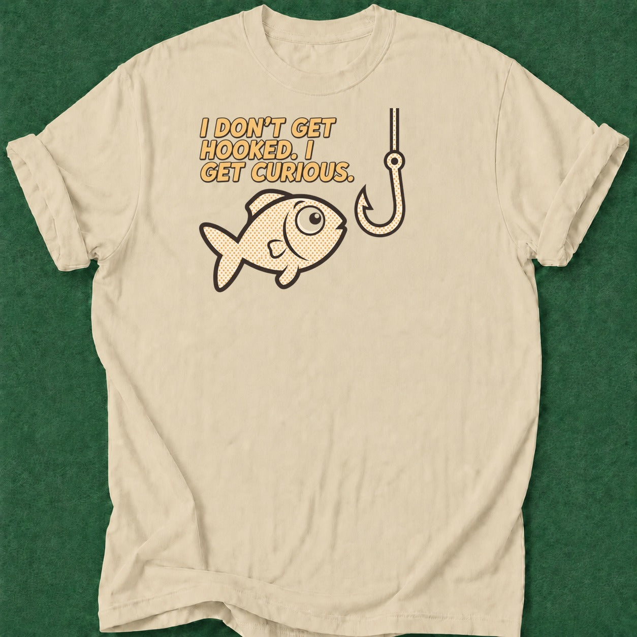 Dead Read Hooked and Curious T-Shirt poker t-shirt design, GTO, home game, card shark, hold em apparel