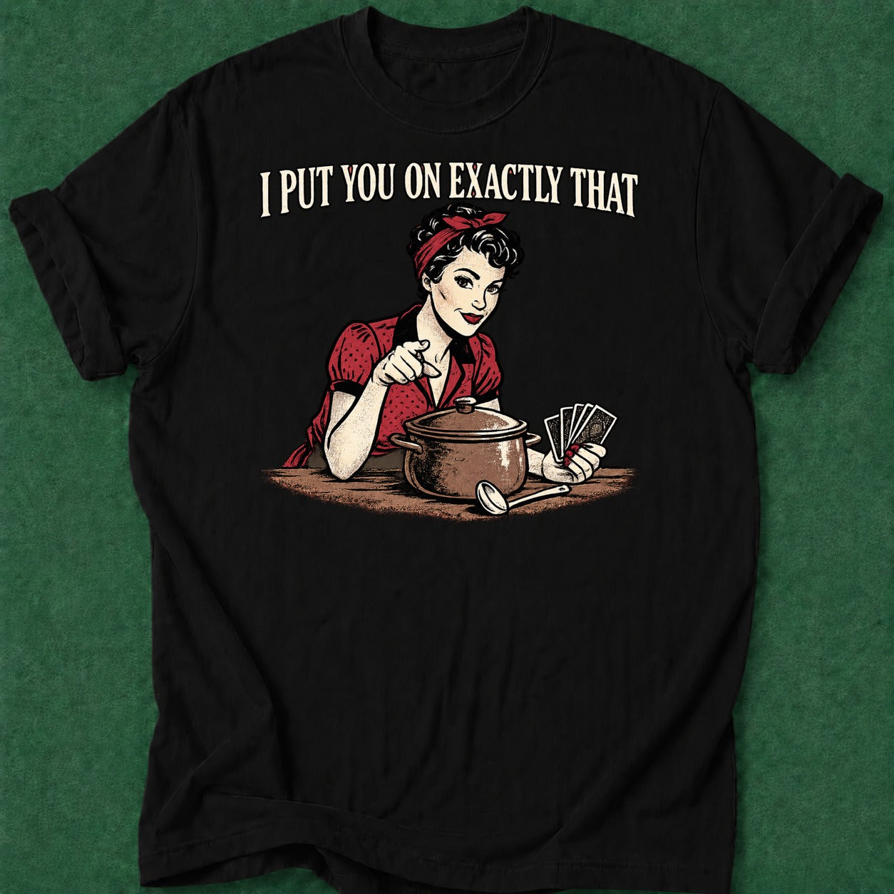 Dead Read I Put You on That T-Shirt poker t-shirt design, poker gift, table talk, poker night, poker intuition apparel