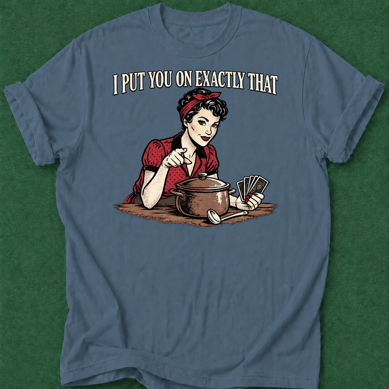 Dead Read I Put You on That T-Shirt poker t-shirt design, poker gift, table talk, poker night, poker intuition apparel