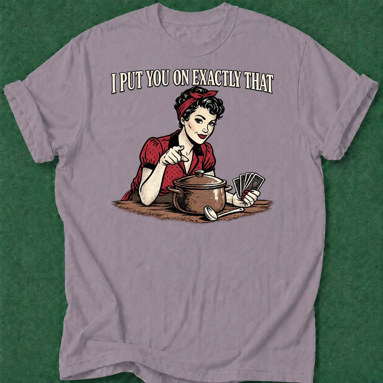 Dead Read I Put You on That T-Shirt poker t-shirt design, poker gift, table talk, poker night, poker intuition apparel