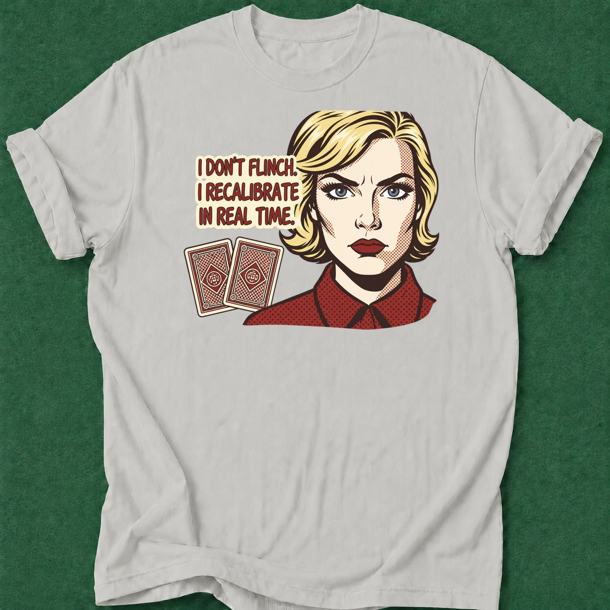 Dead Read I Recalibrate T-Shirt poker t-shirt design, grinder, hold em, cash game, poker humor apparel