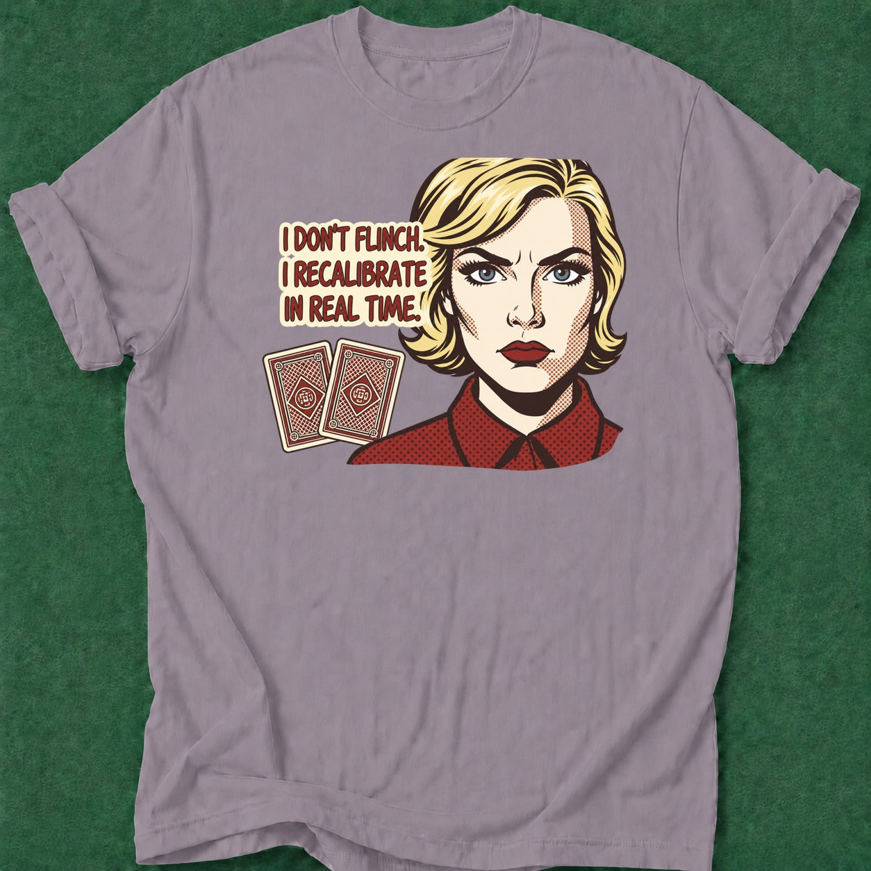 Dead Read I Recalibrate T-Shirt poker t-shirt design, grinder, hold em, cash game, poker humor apparel