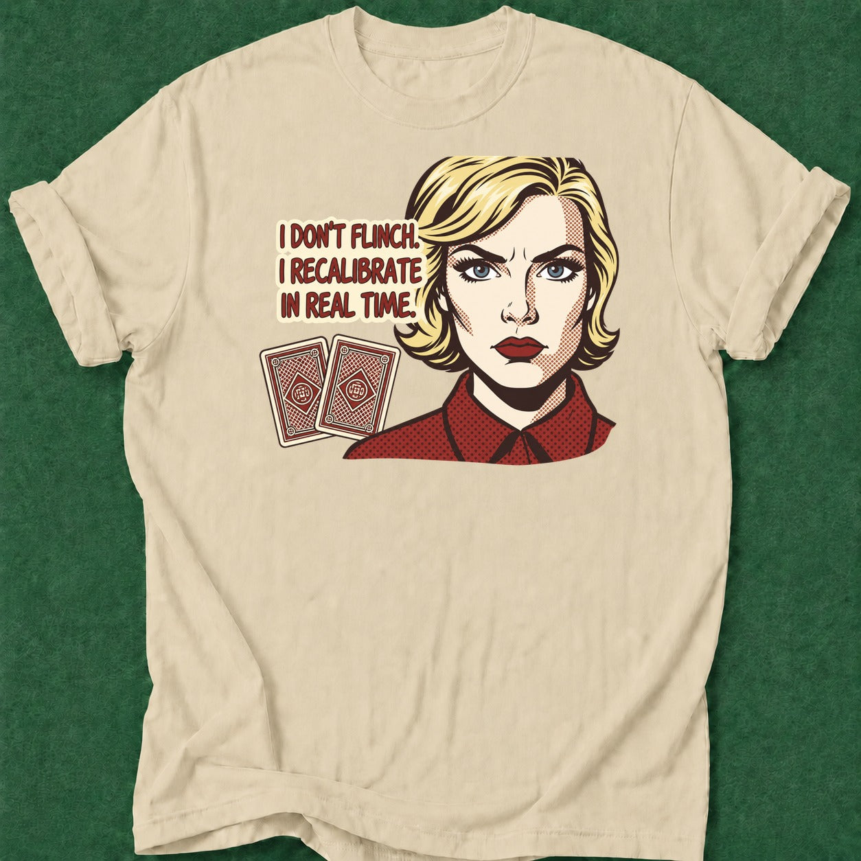 Dead Read I Recalibrate T-Shirt poker t-shirt design, grinder, hold em, cash game, poker humor apparel