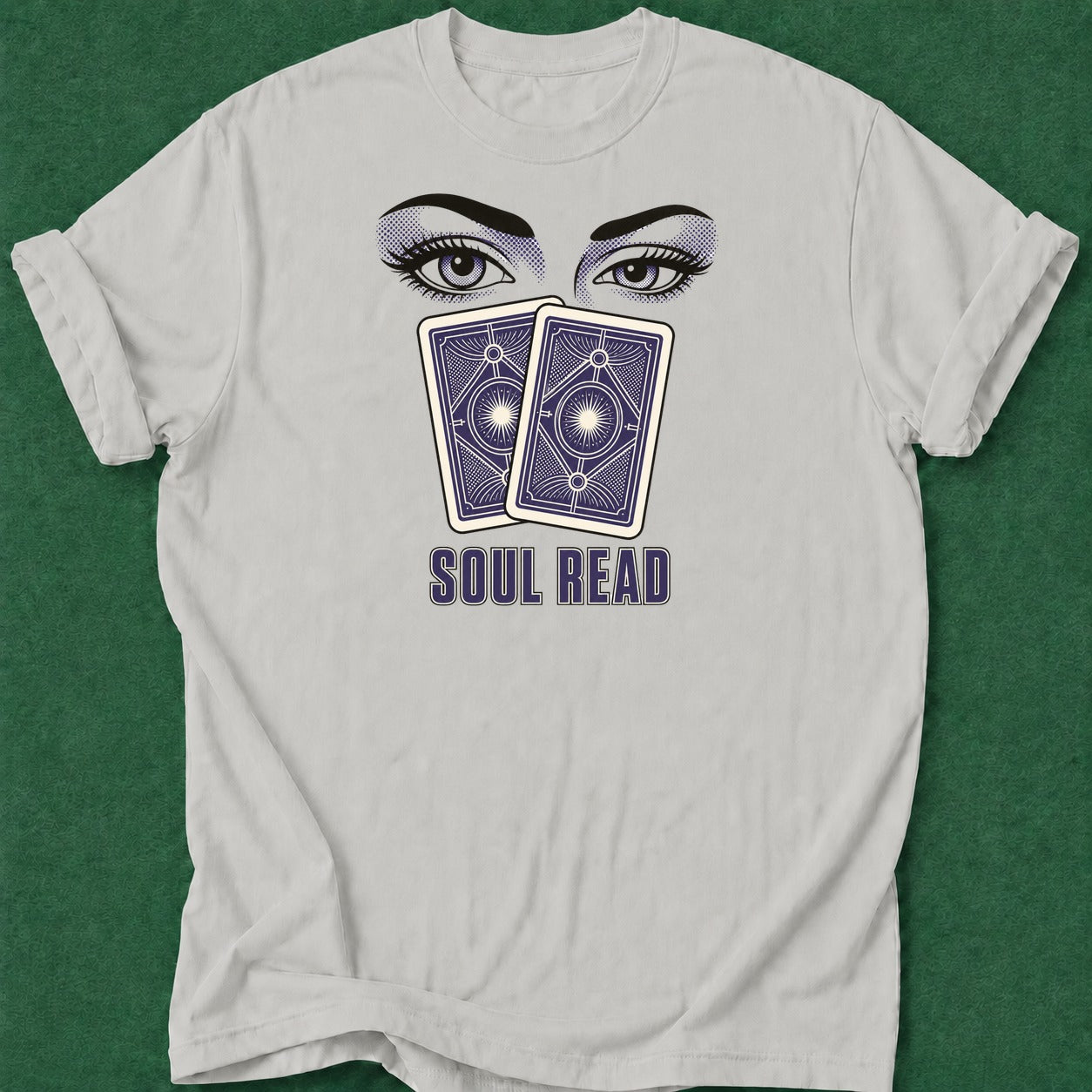 Dead Read Just a Soul Read T-Shirt poker t-shirt design, casino night, tournament poker, woman poker, bluff read apparel