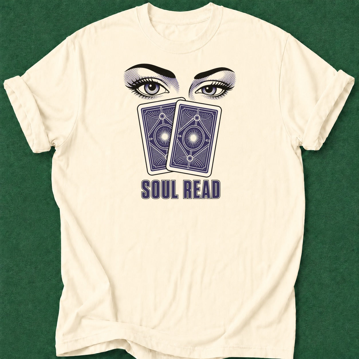 Dead Read Just a Soul Read T-Shirt poker t-shirt design, casino night, tournament poker, woman poker, bluff read apparel