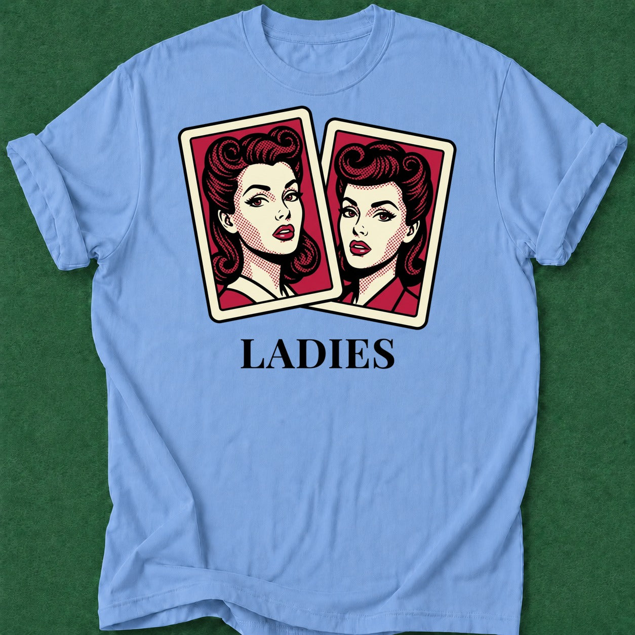 Dead Read Ladies T-Shirt poker t-shirt design, card player gift, home game, river card, chip stack apparel