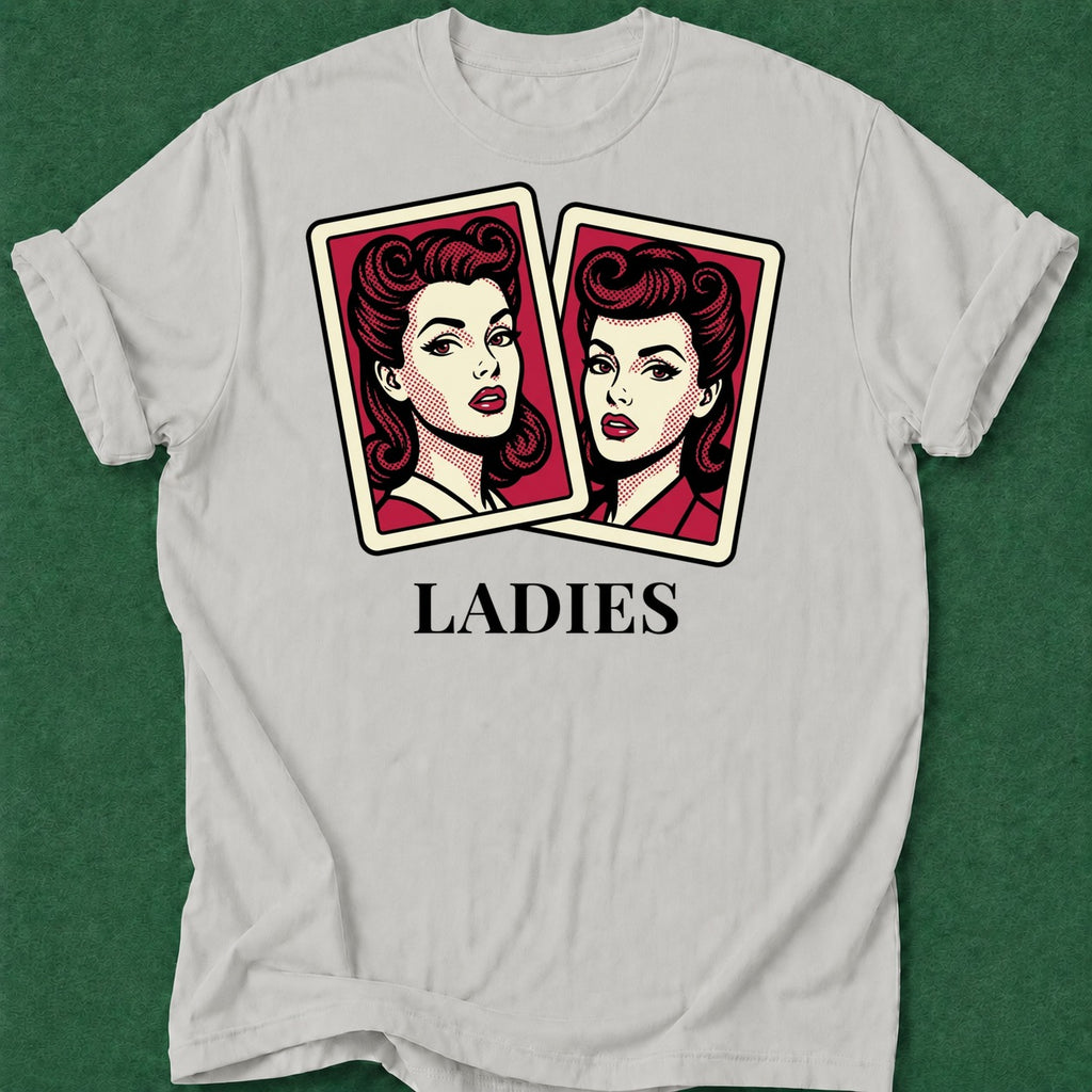 Dead Read Ladies T-Shirt poker t-shirt design, card player gift, home game, river card, chip stack apparel