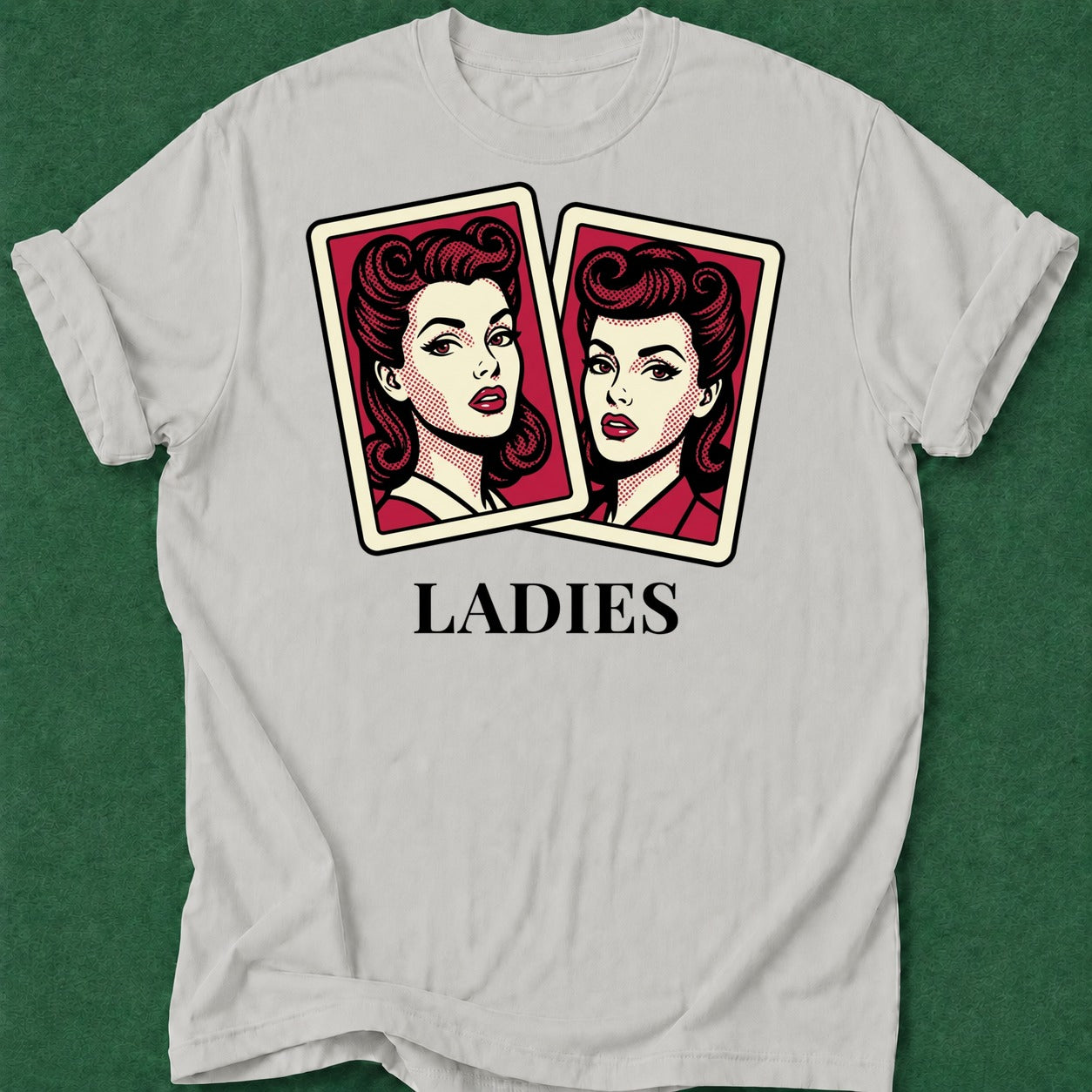 Dead Read Ladies T-Shirt poker t-shirt design, card player gift, home game, river card, chip stack apparel