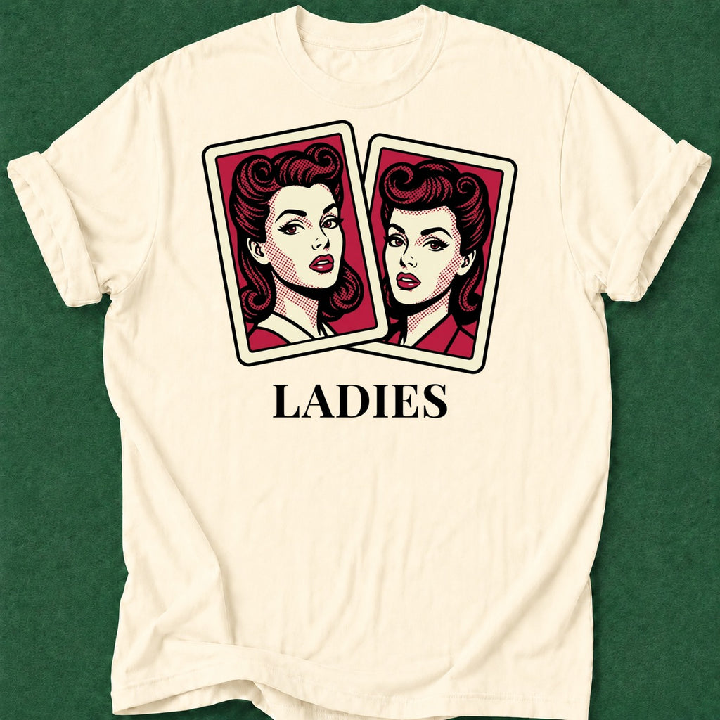Dead Read Ladies T-Shirt poker t-shirt design, card player gift, home game, river card, chip stack apparel