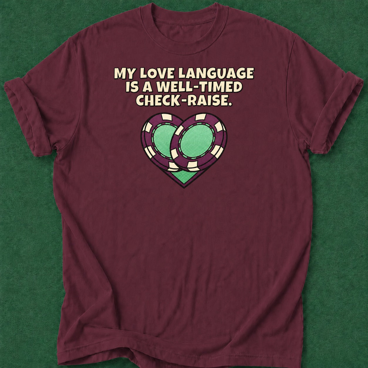 Dead Read Love Language T-Shirt poker t-shirt design, fortune, card shark, gambling gift, poker night apparel