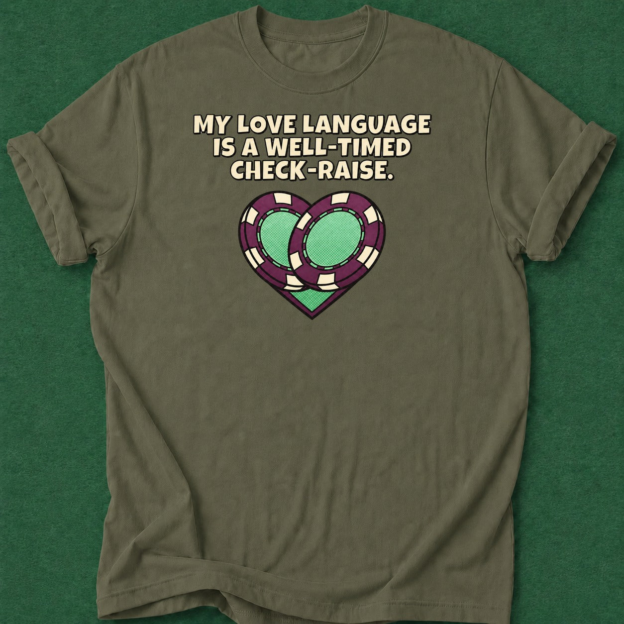 Dead Read Love Language T-Shirt poker t-shirt design, fortune, card shark, gambling gift, poker night apparel