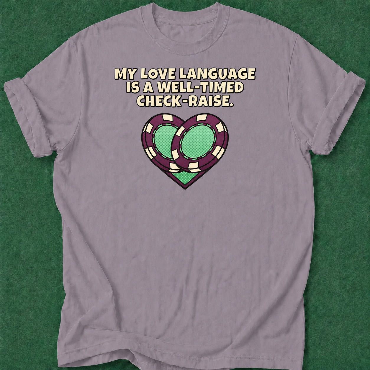 Dead Read Love Language T-Shirt poker t-shirt design, fortune, card shark, gambling gift, poker night apparel