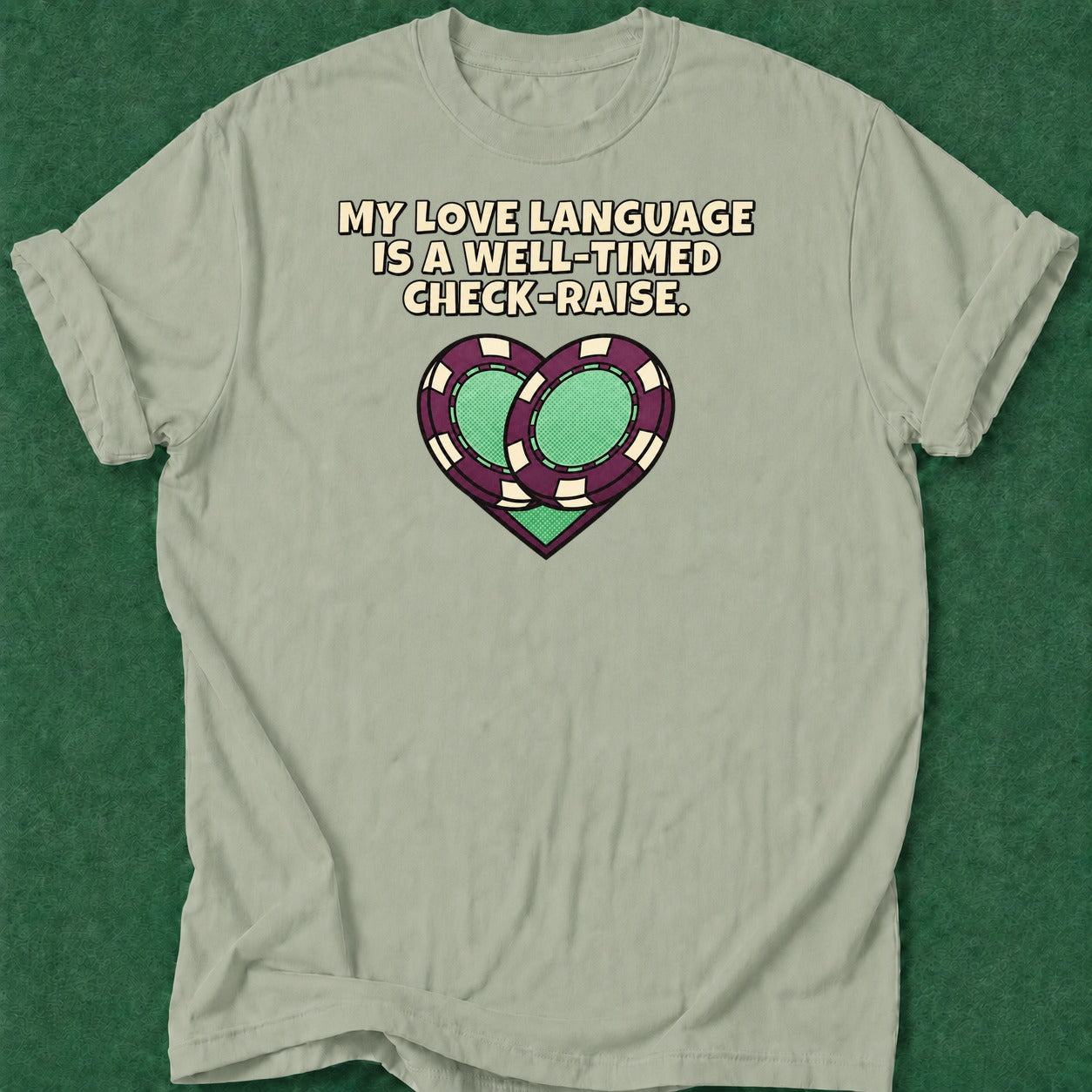 Dead Read Love Language T-Shirt poker t-shirt design, fortune, card shark, gambling gift, poker night apparel