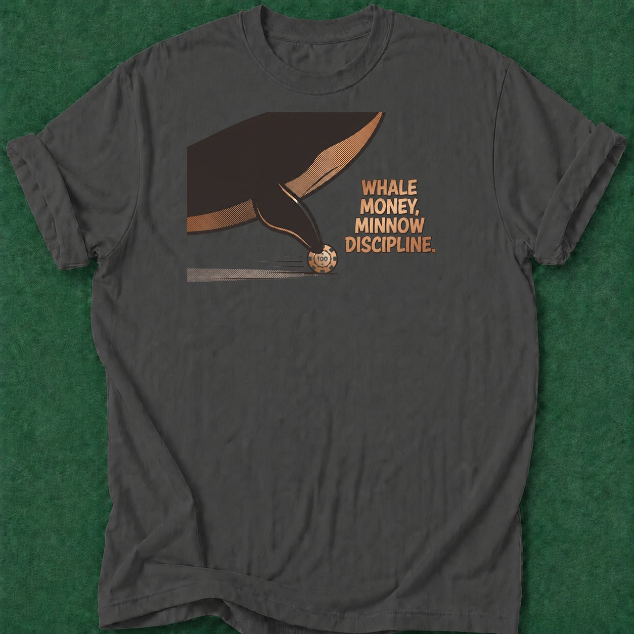 Dead Read Minnow Discipline T-Shirt poker t-shirt design, female poker player, gambling gift, bluff read, poker intuition apparel