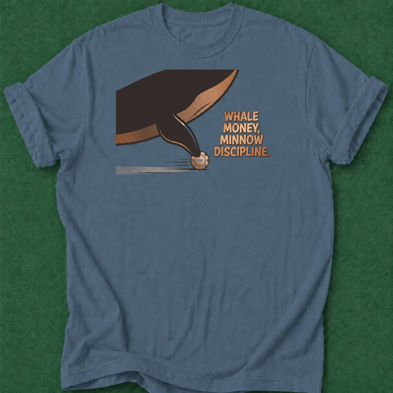 Dead Read Minnow Discipline T-Shirt poker t-shirt design, female poker player, gambling gift, bluff read, poker intuition apparel