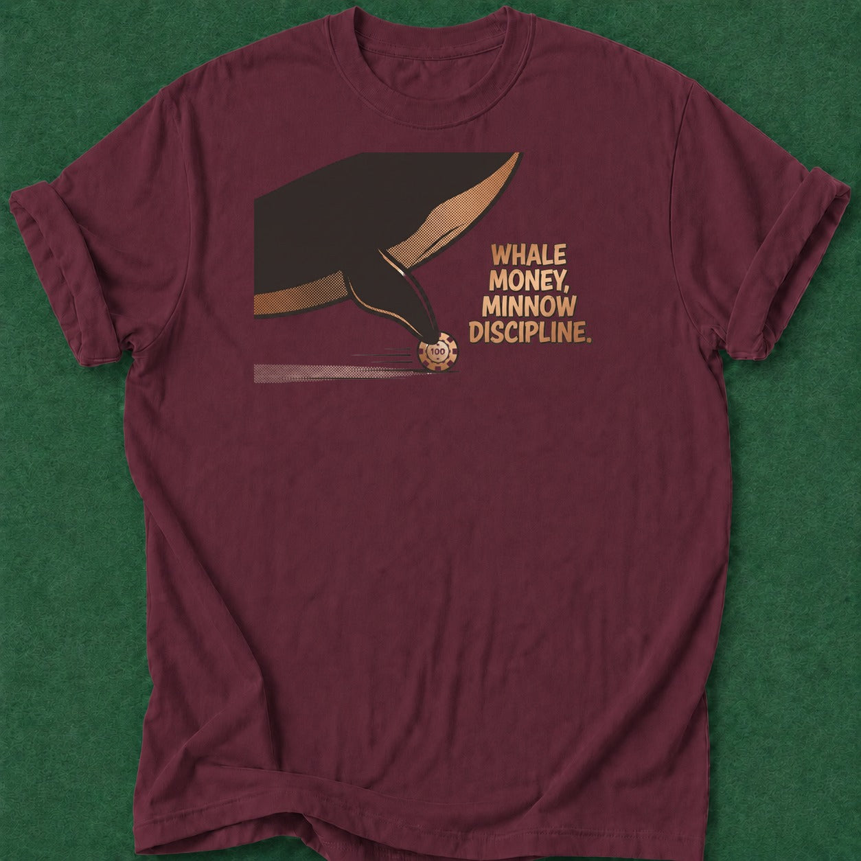 Dead Read Minnow Discipline T-Shirt poker t-shirt design, female poker player, gambling gift, bluff read, poker intuition apparel