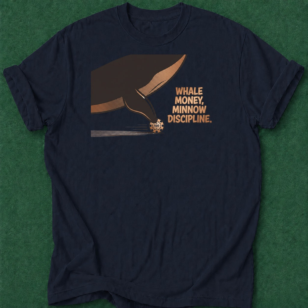 Dead Read Minnow Discipline T-Shirt poker t-shirt design, female poker player, gambling gift, bluff read, poker intuition apparel