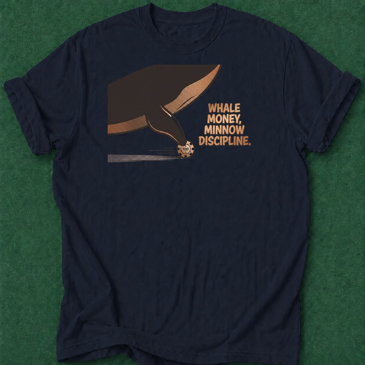 Dead Read Minnow Discipline T-Shirt poker t-shirt design, female poker player, gambling gift, bluff read, poker intuition apparel