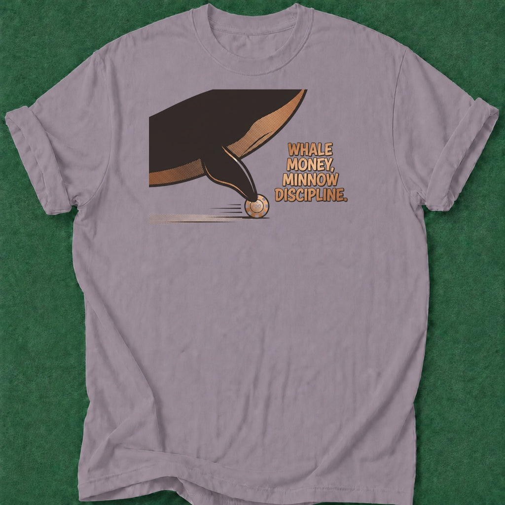 Dead Read Minnow Discipline T-Shirt poker t-shirt design, female poker player, gambling gift, bluff read, poker intuition apparel