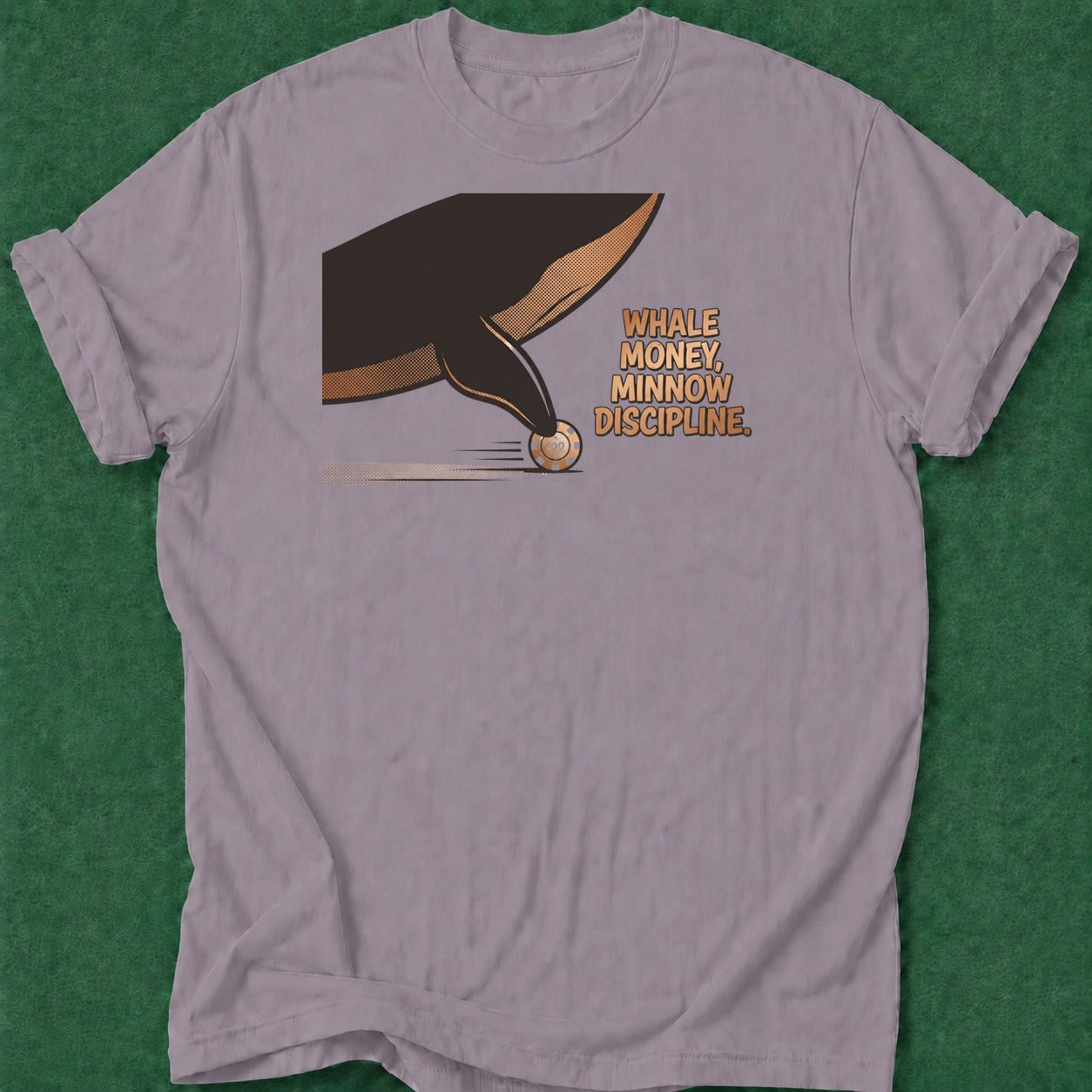 Dead Read Minnow Discipline T-Shirt poker t-shirt design, female poker player, gambling gift, bluff read, poker intuition apparel