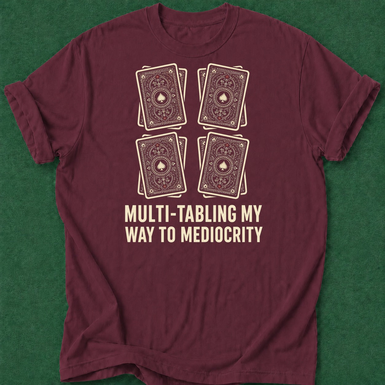 Dead Read Multi-Tabling T-Shirt poker t-shirt design, poker gift, gambling gift, table talk, grinder apparel