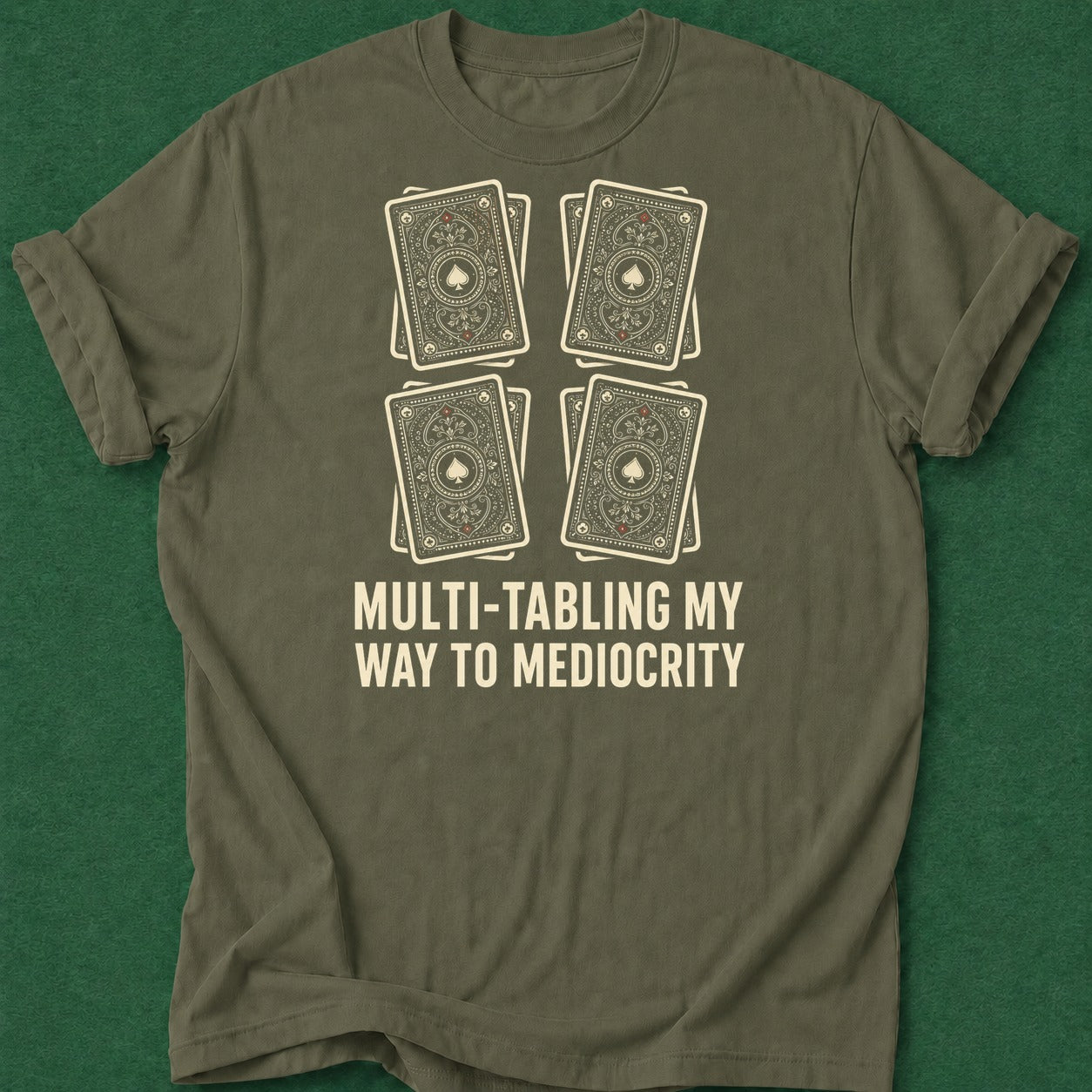 Dead Read Multi-Tabling T-Shirt poker t-shirt design, poker gift, gambling gift, table talk, grinder apparel