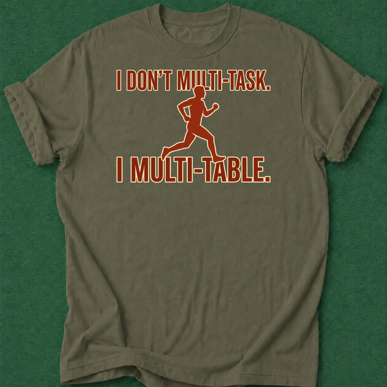 Dead Read Multi-Task Multi-Table T-Shirt poker t-shirt design, poker intuition, card player gift, cash game, casino night apparel