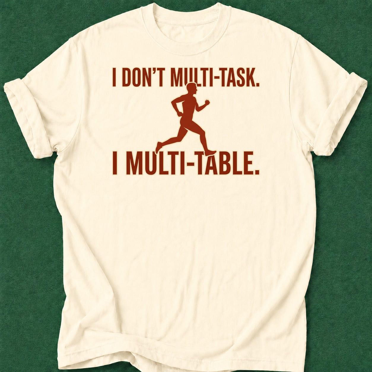 Dead Read Multi-Task Multi-Table T-Shirt poker t-shirt design, poker intuition, card player gift, cash game, casino night apparel