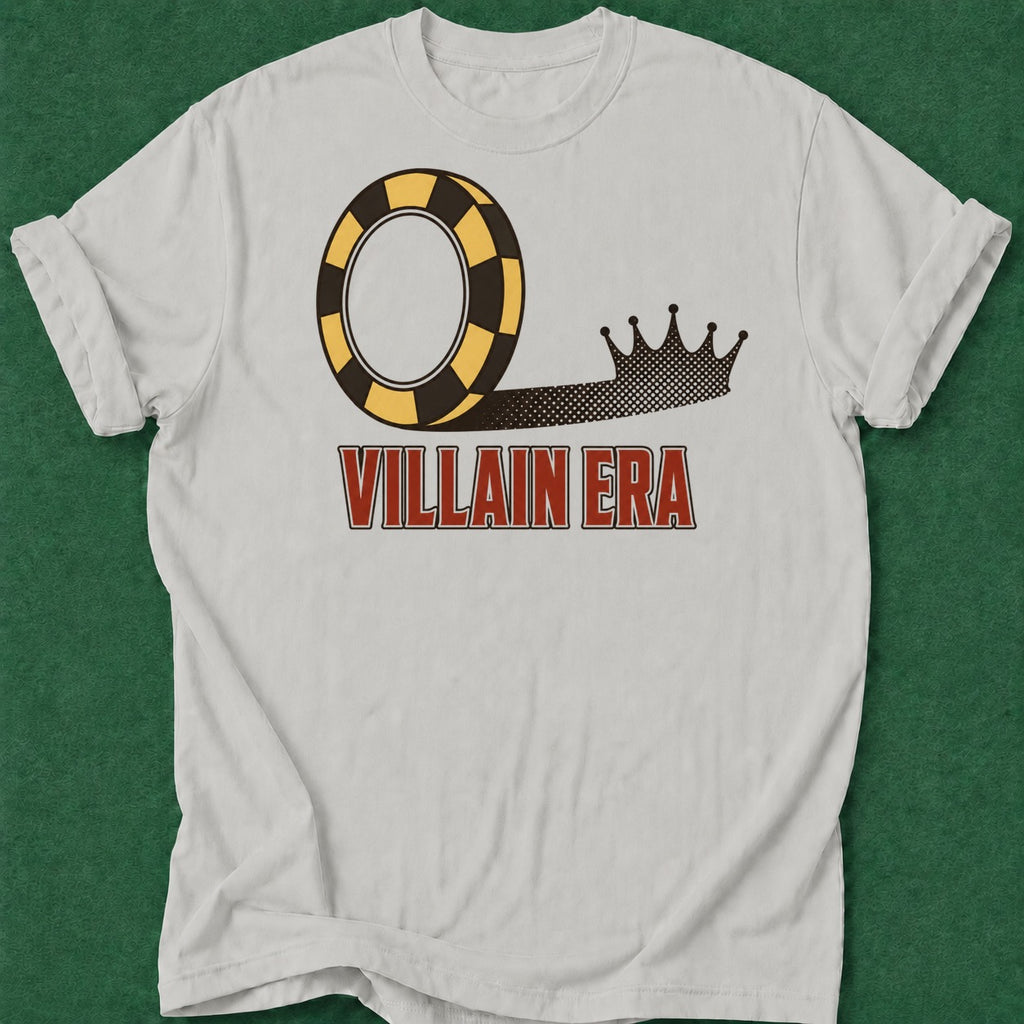 Dead Read My Villain Era T-Shirt poker t-shirt design, vegas trip, dry humor tee, poker gift, poker apparel apparel