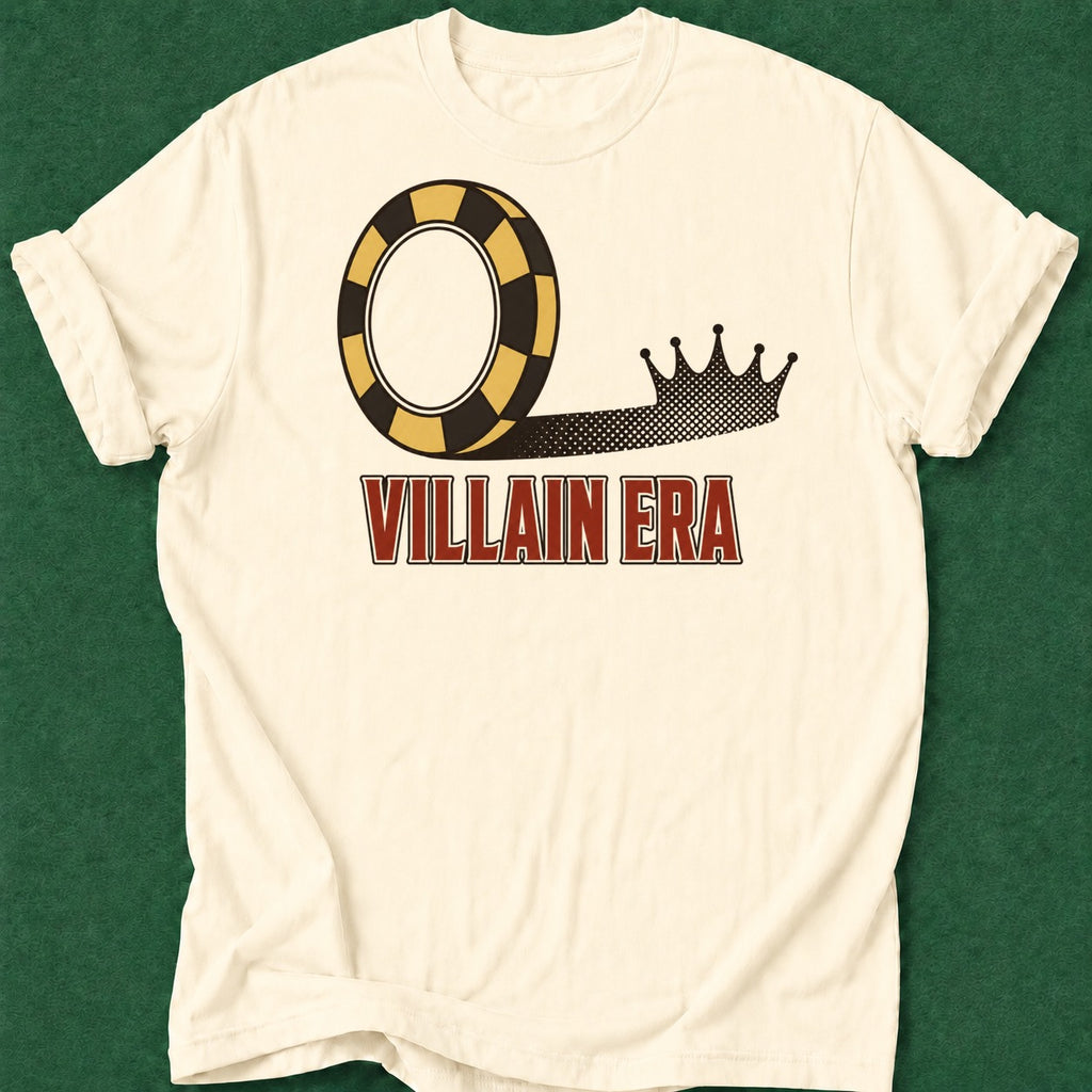 Dead Read My Villain Era T-Shirt poker t-shirt design, vegas trip, dry humor tee, poker gift, poker apparel apparel