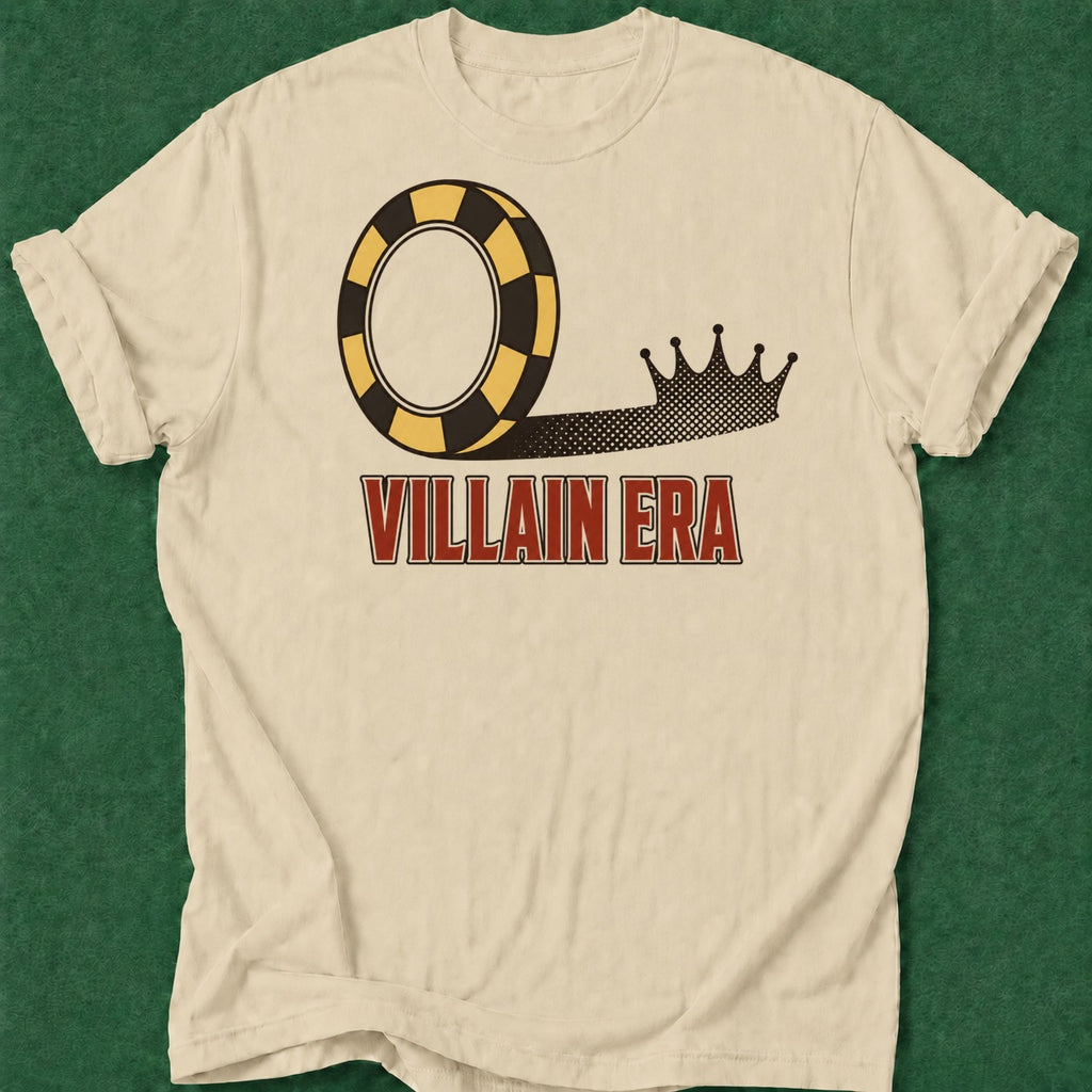 Dead Read My Villain Era T-Shirt poker t-shirt design, vegas trip, dry humor tee, poker gift, poker apparel apparel