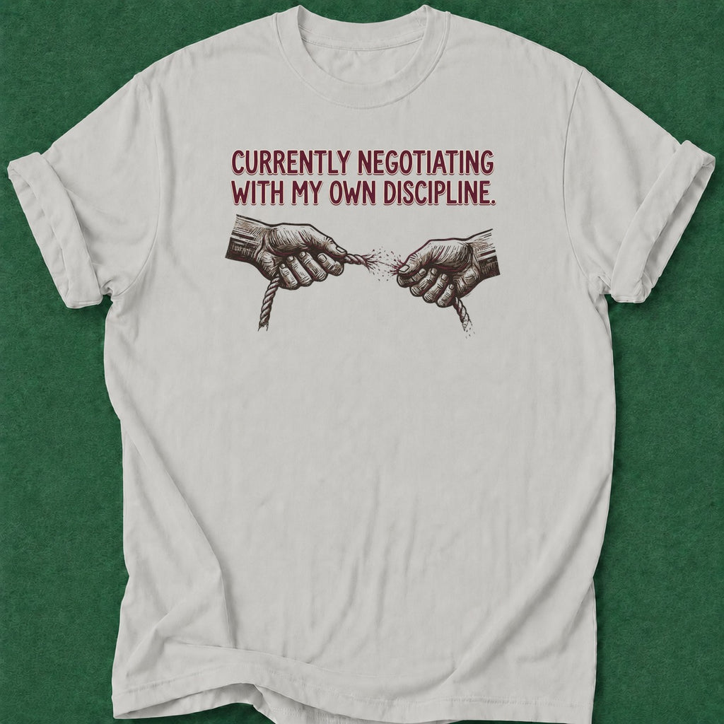Dead Read Negotiating Discipline T-Shirt poker t-shirt design, chip stack, high stakes, poker intuition, poker night apparel
