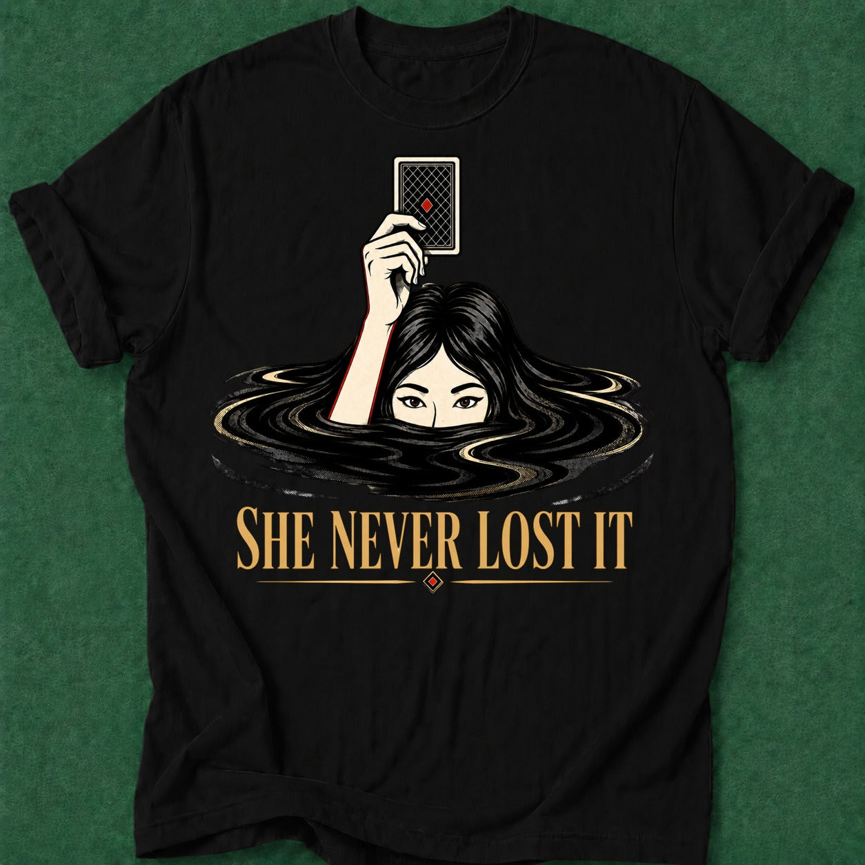 Dead Read Never Lost It T-Shirt poker t-shirt design, poker apparel, gambling gift, gift for gambler, woman poker apparel