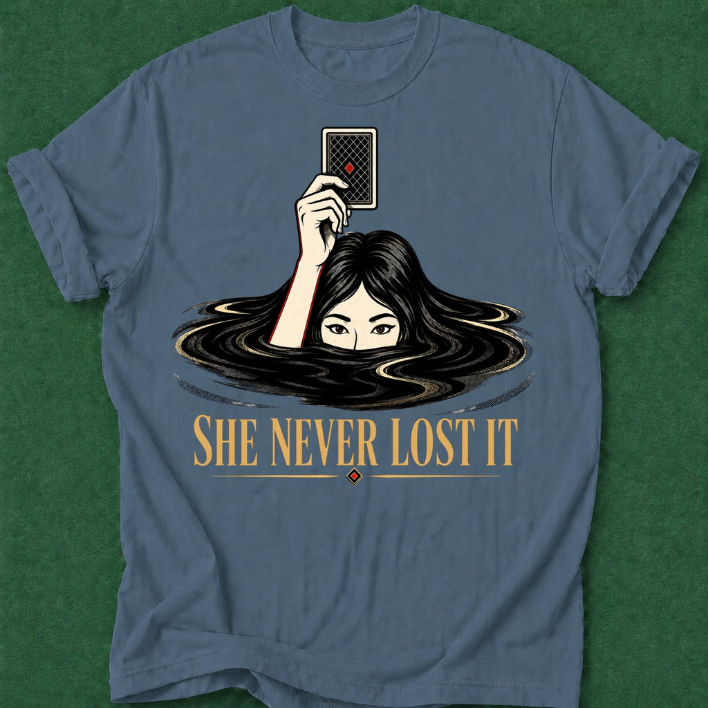 Dead Read Never Lost It T-Shirt poker t-shirt design, poker apparel, gambling gift, gift for gambler, woman poker apparel