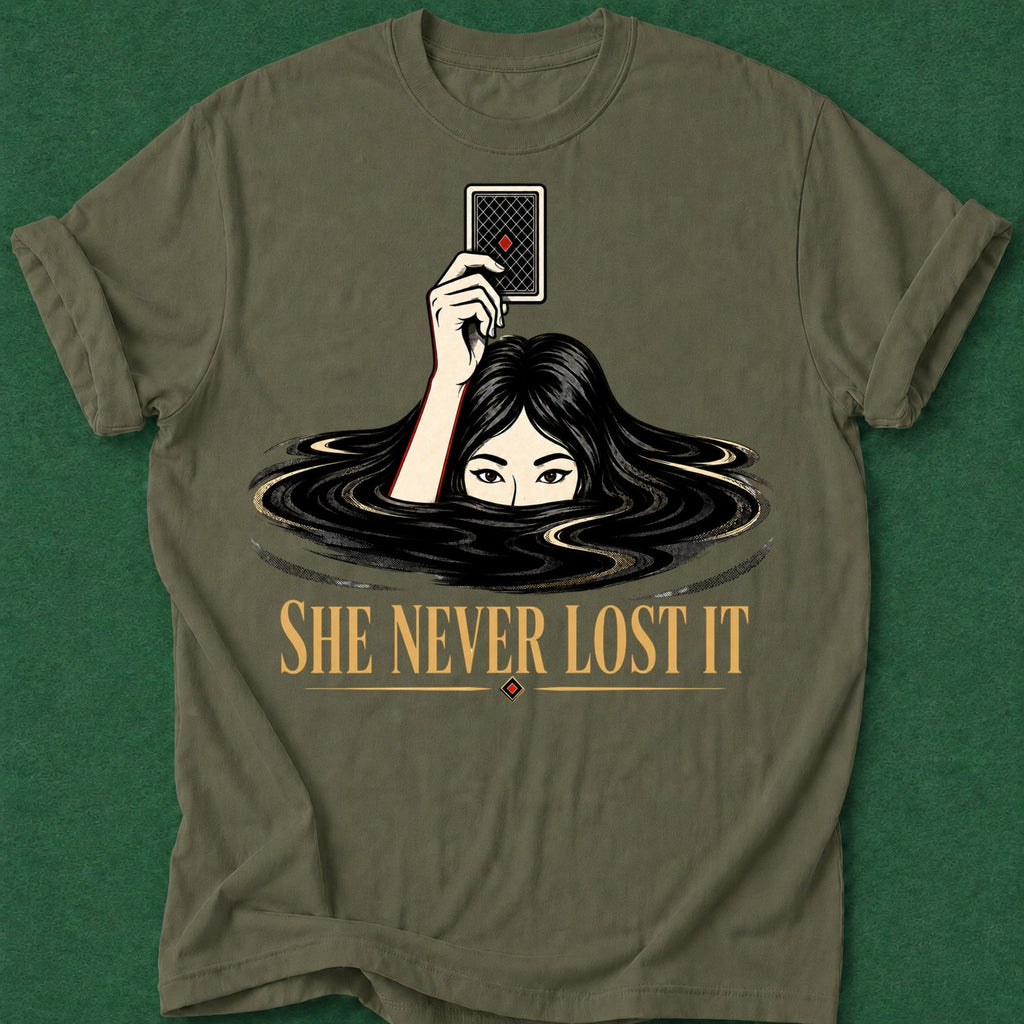 Dead Read Never Lost It T-Shirt poker t-shirt design, poker apparel, gambling gift, gift for gambler, woman poker apparel