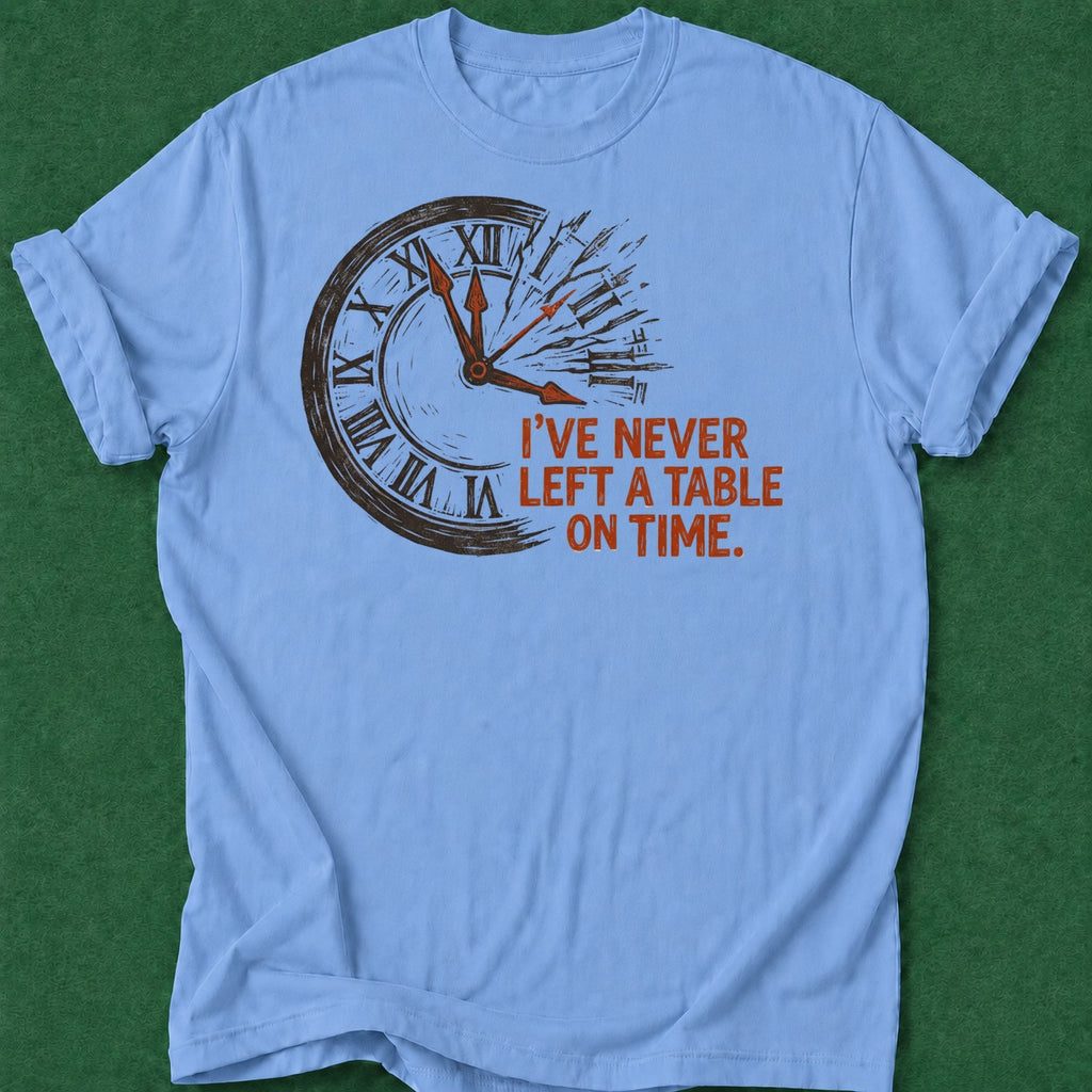 Dead Read Never Time T-Shirt poker t-shirt design, poker intuition, table talk, gambling gift, gift for gambler apparel