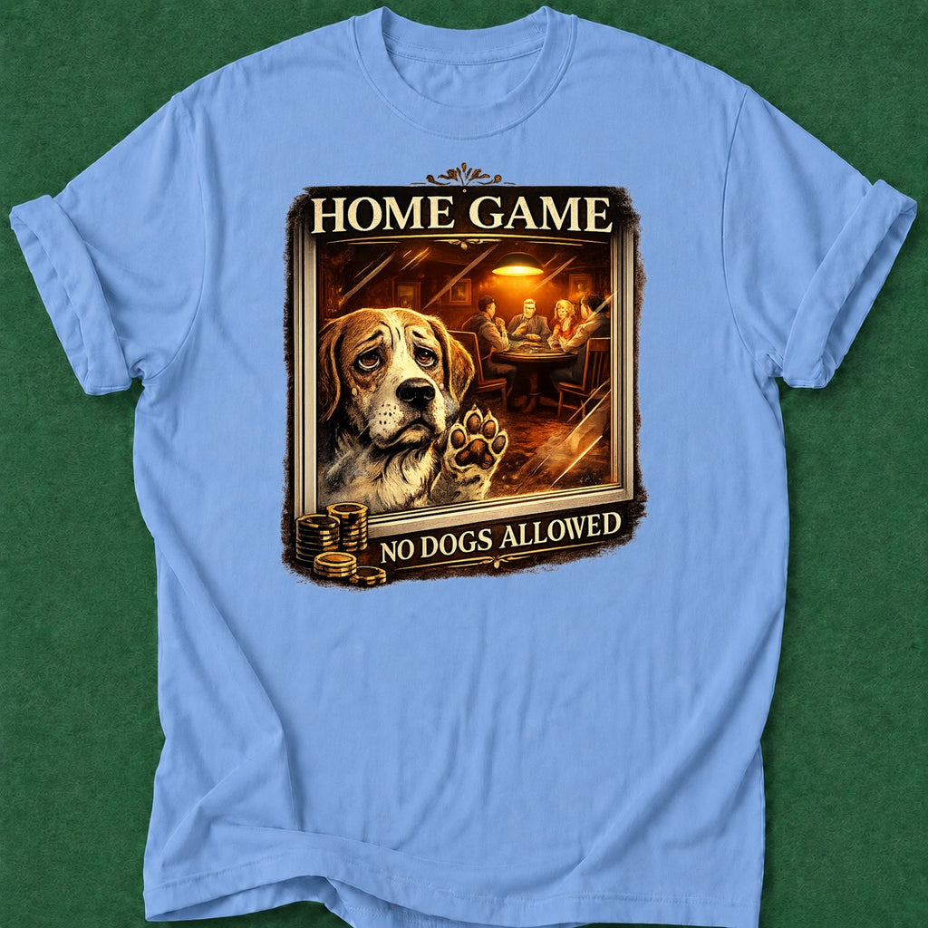 Dead Read No Dogs Allowed T-Shirt poker t-shirt design, gambling gift, cash game, female poker player, table talk apparel