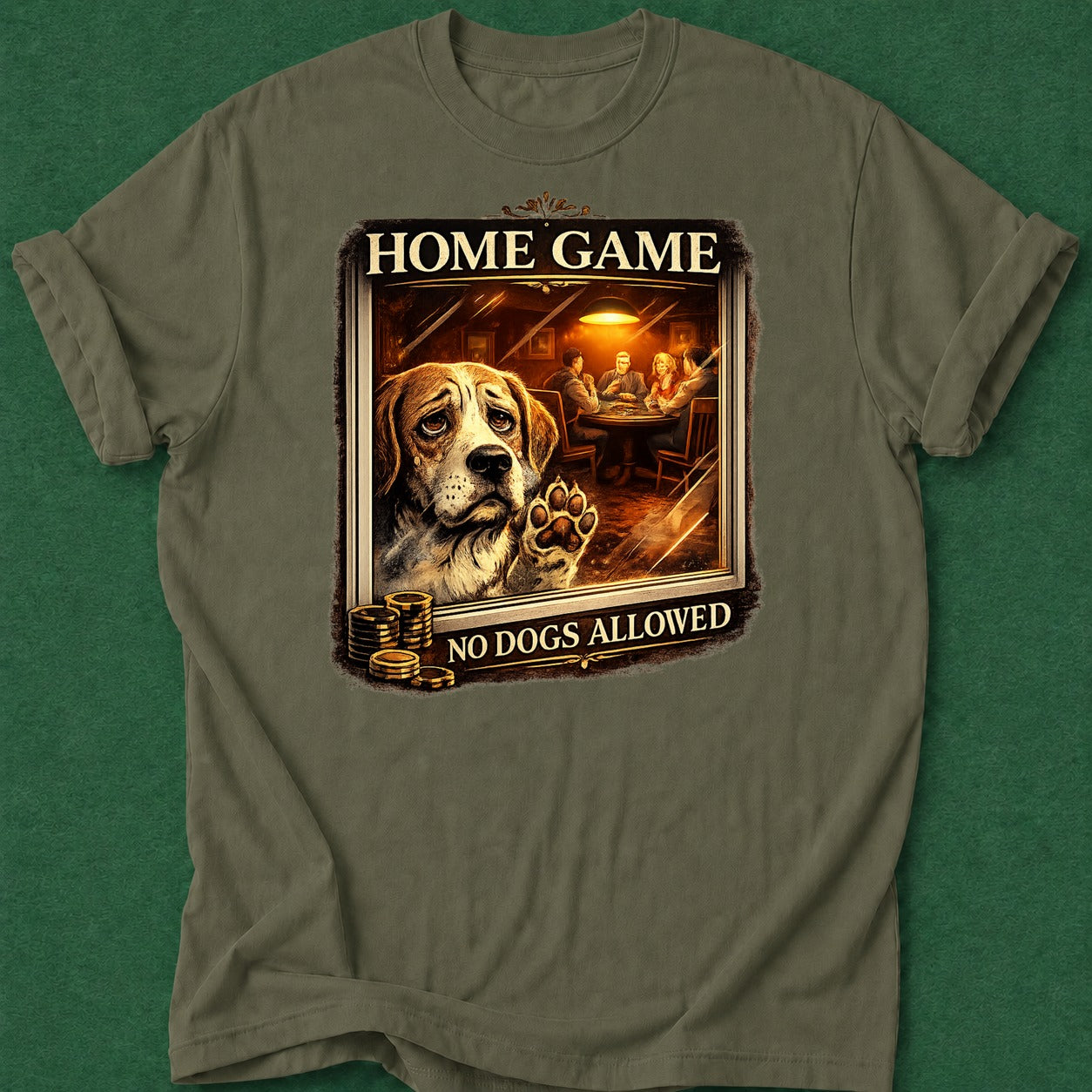Dead Read No Dogs Allowed T-Shirt poker t-shirt design, gambling gift, cash game, female poker player, table talk apparel
